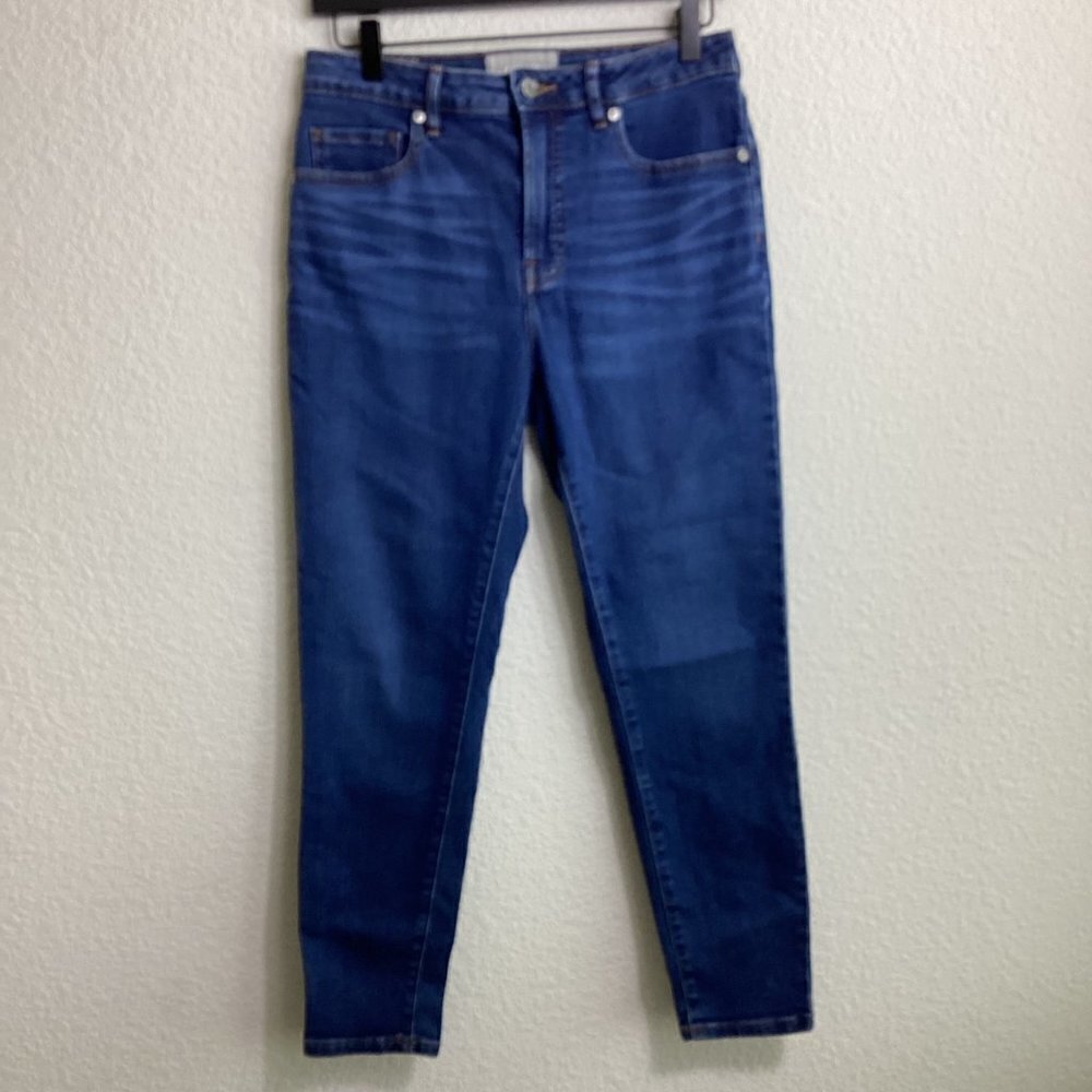 Everlane The Curvy High-Rise Crop Jeans Size 28 Blue - Picture 4 of 7